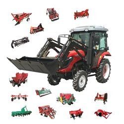 Tracteurs autonomes 20hp Mini Tractor For Farms de ferme de rendement du carburant