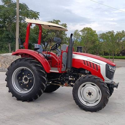 Tracteur agricole de direction hydraulique 100HP 4x4 Mini Tractor de ferme