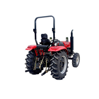 tracteur bleu agricole de 4 roues du tracteur 60hp de la ferme 4wd avec des pièces