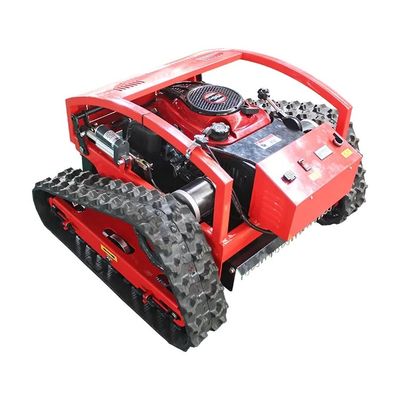 Essence automatique de robot de tondeuse à gazon de chenille en caoutchouc autopropulsée