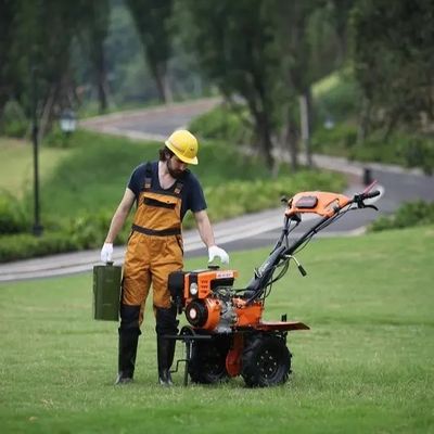 Machine de talle de puissance activée par main de cultivateur de houe rotatoire à quatre temps