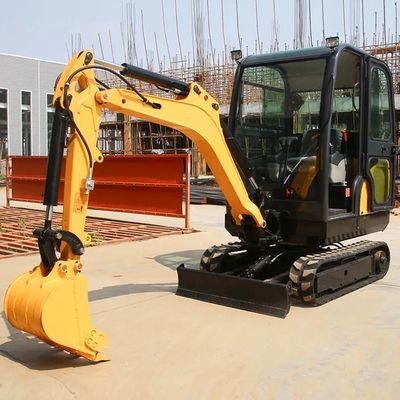 Petit bêcheur micro électrique flexible 2000kg petit Digger Machine