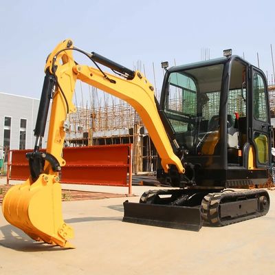 Petit bêcheur micro électrique flexible 2000kg petit Digger Machine