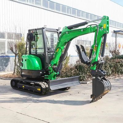 Excavatrice à la maison de voie de 3 Ton Used Excavator Machine Rubber petite