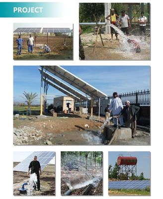 pompe à eau du certificat 10hp de la CE de pompe à eau du panneau solaire 5hp pour le système d'agriculture