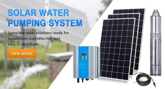 pompe à eau du certificat 10hp de la CE de pompe à eau du panneau solaire 5hp pour le système d'agriculture
