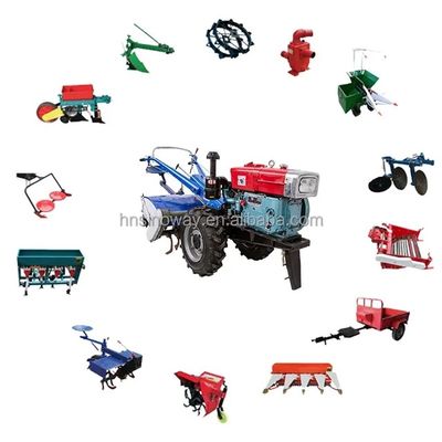 Vitesse d'inversion Mini Two Wheel Tractor Compact 8hp flexible Mini Tractor